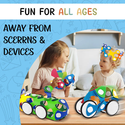 Flexible Magnetic Building Set – 45 Pieces