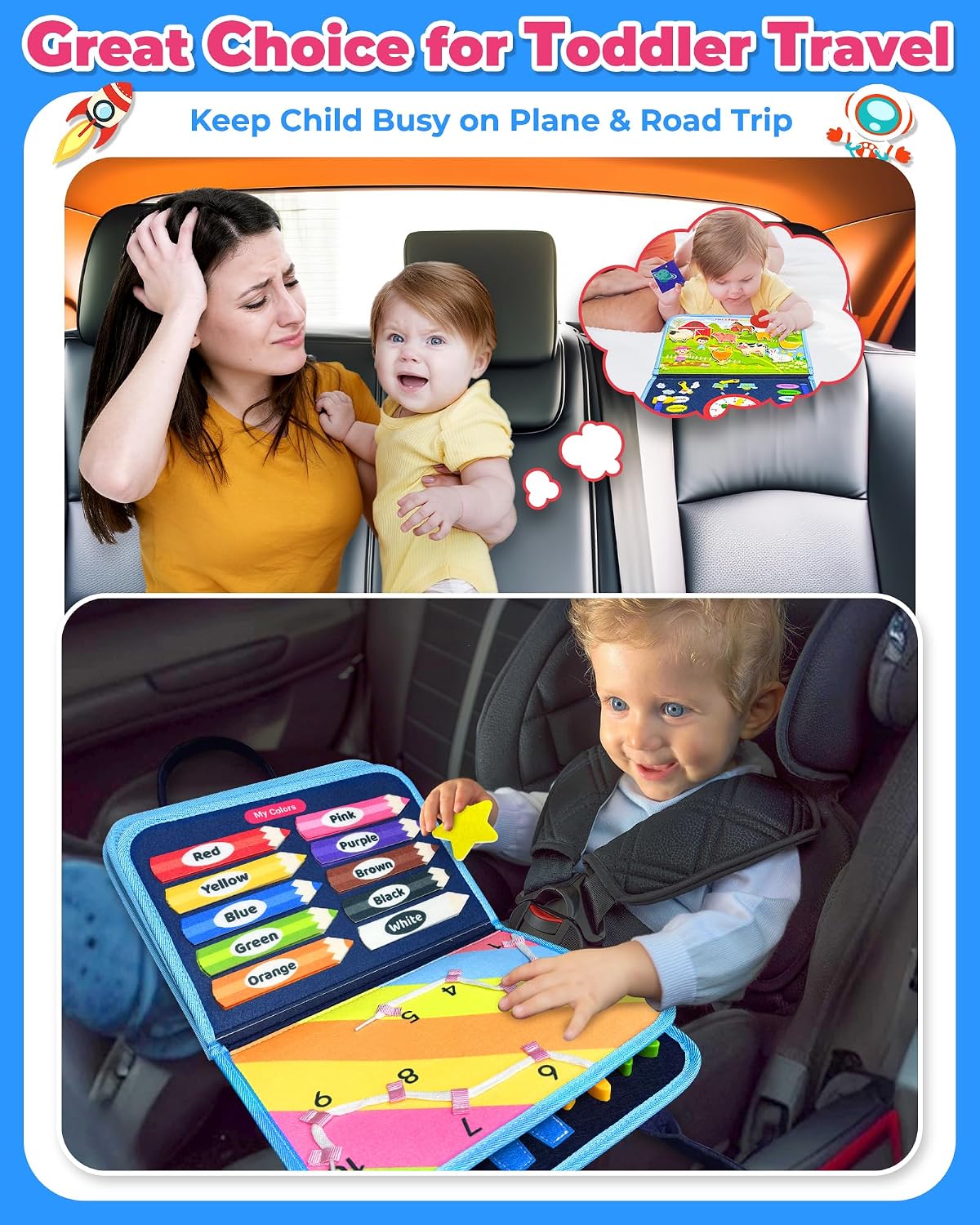 Ludozo Montessori Busy Board